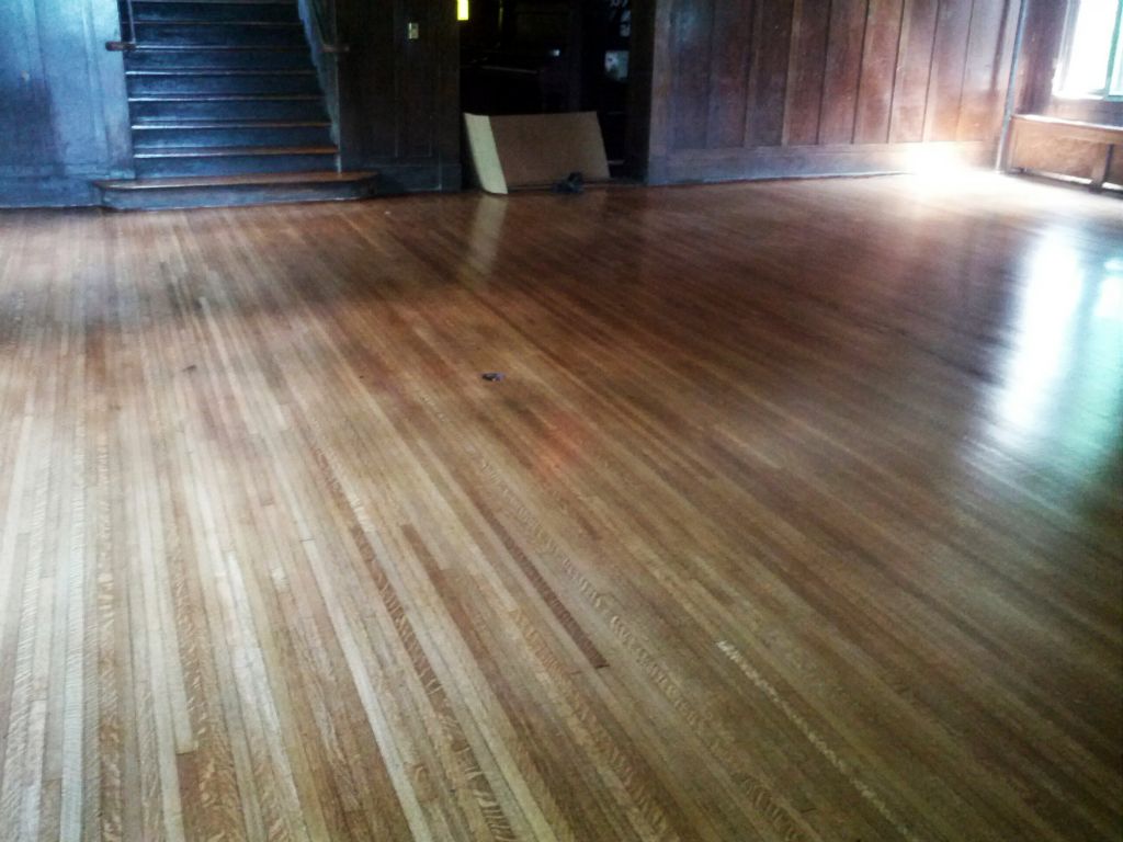 new flooring in the Great Hall